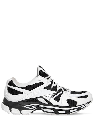 reebok white and black shoes