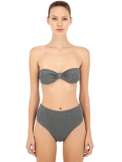 grey high waisted bikini