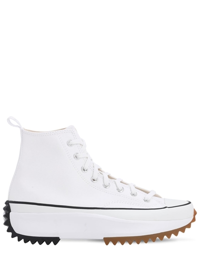 women's white run star hike converse