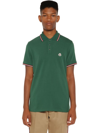 green moncler polo