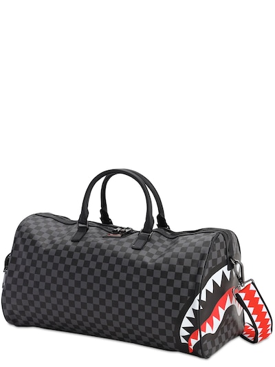 sprayground sharks in paris duffel