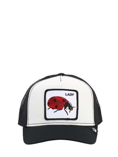 Goorin Bros Lady Bug Patch Trucker Hat Black Luisaviaroma