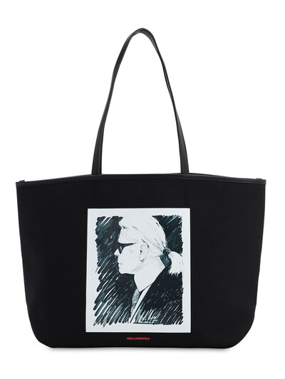 karl lagerfeld tote black