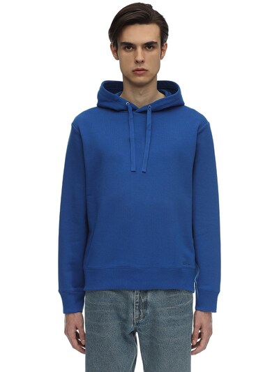 electric blue hoodie