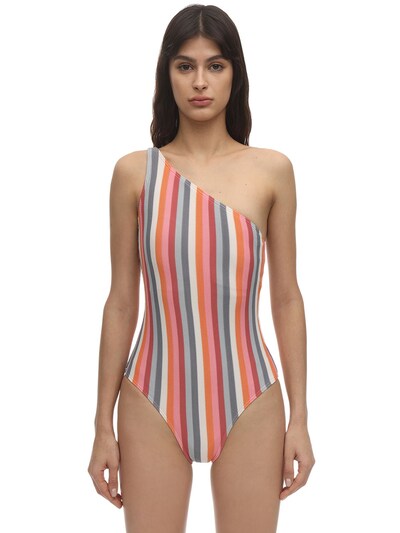 multicolor one piece swimsuit