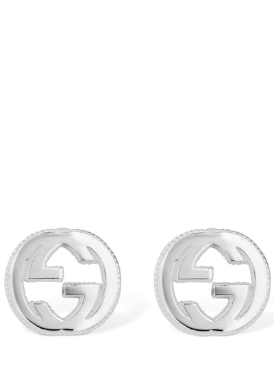 Gucci - Interlocking g stud earrings 