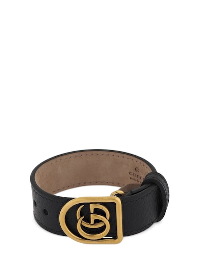 Gucci - Gg marmont leather belt 
