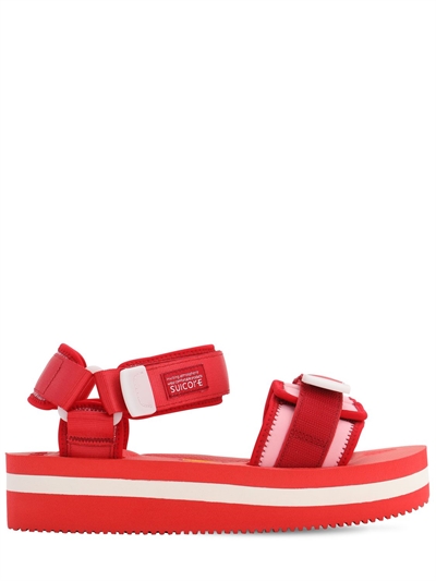 red suicoke sandals