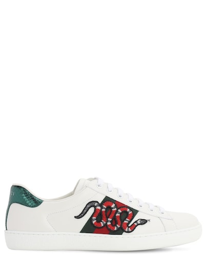 gucci snake leather shoes