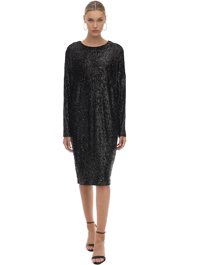 Loose sequined dress ...