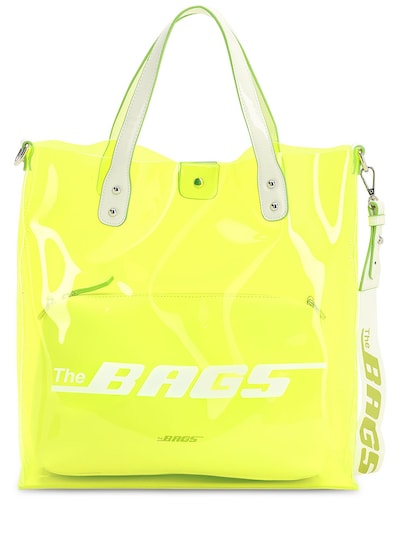 neon transparent bag