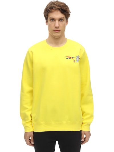 yellow reebok sweatshirt