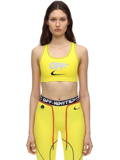 off white nike sports top