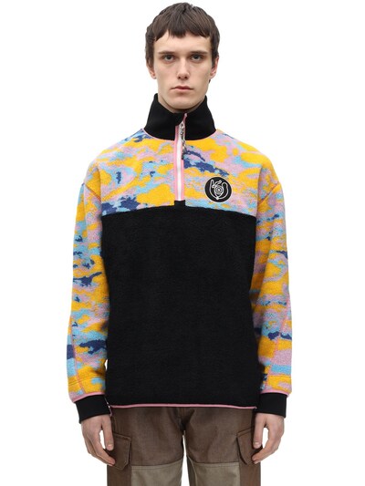 loewe fleece zip sweater
