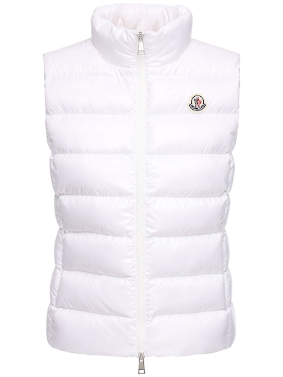 white moncler vest