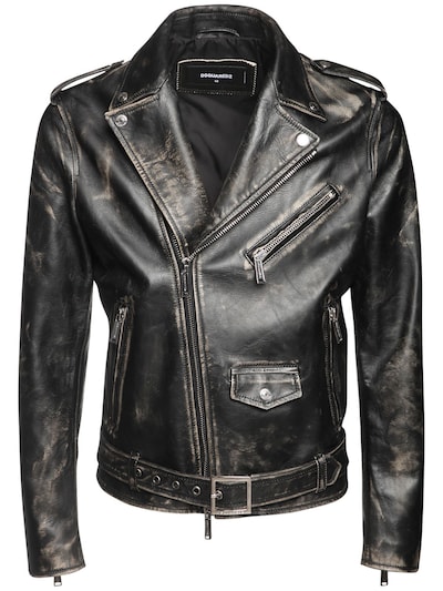 dsquared2 jacket leather