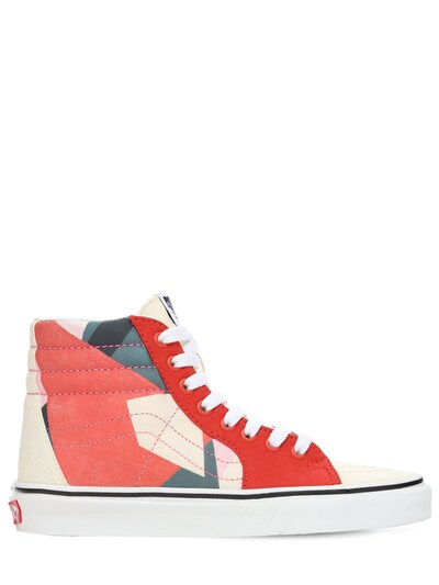 vans high tops multicolor
