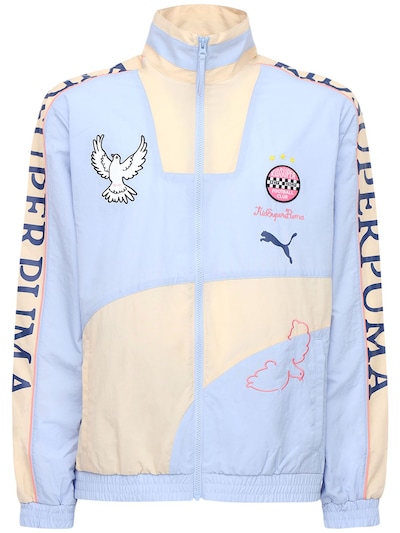 light blue puma jacket