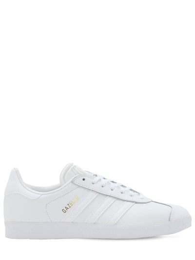 adidas originals gazelle sneakers in white