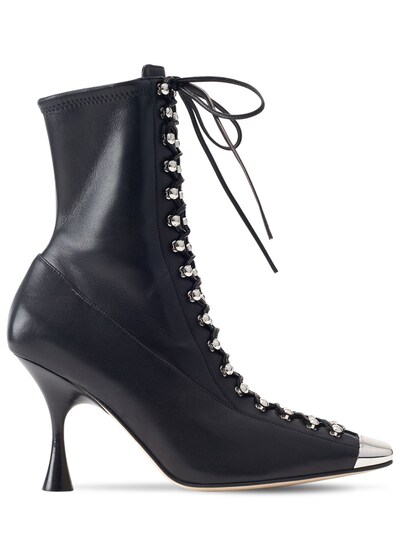 Sergio Rossi - 90mm leather ankle boots 