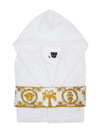 versace robe with hood