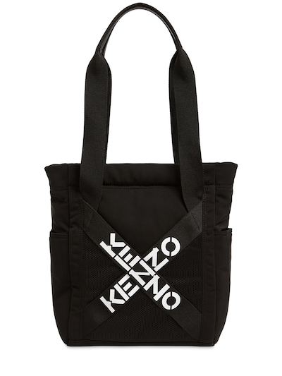 KENZO - Logo nylon tote bag 