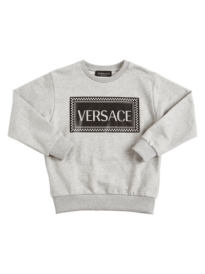 versace sweatshirt grey