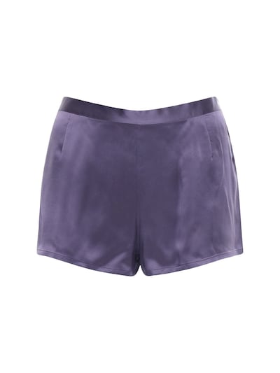 shorts de seda