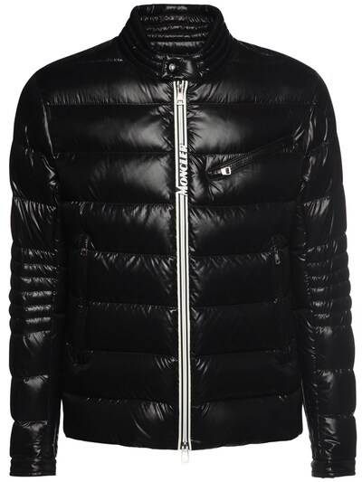 moncler caroux biker down jacket