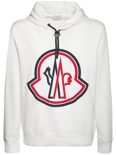 Moncler - Maxi logo cotton sweatshirt 