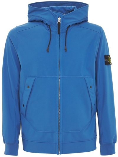 stone island hooded soft shell jacket