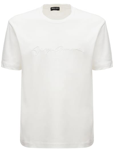 giorgio armani white t shirt