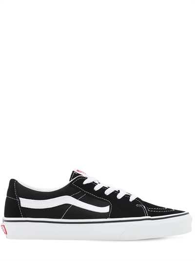 vans sk8 black white