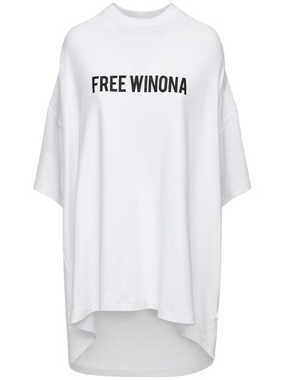 off white t shirt dress