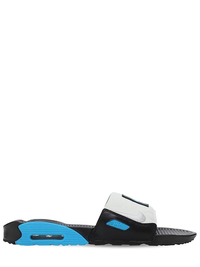 Nike - Sandalias planas "air 90" - White/Black/Blue Luisaviaroma