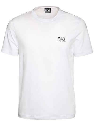 Ea7 Emporio Armani - Logo cotton jersey 