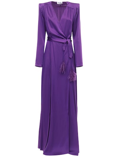 the attico purple dress