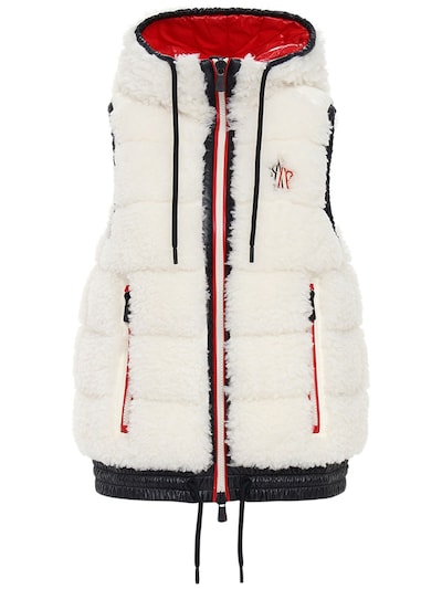 moncler fur vest