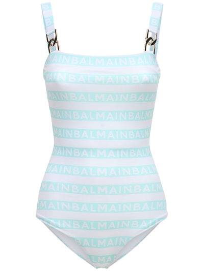 baby blue one piece swimsuit