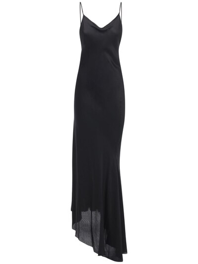 long black bodycon dress