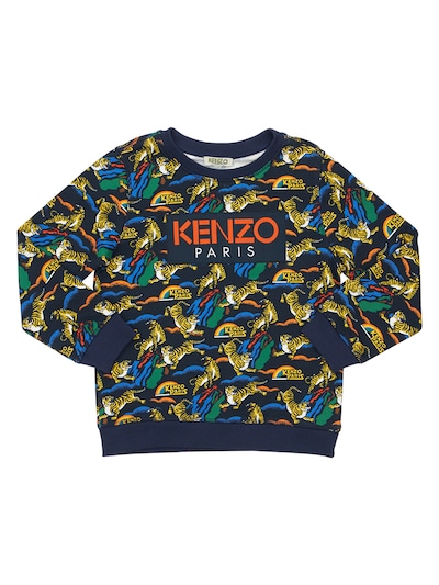 kenzo all over print sweatshirt