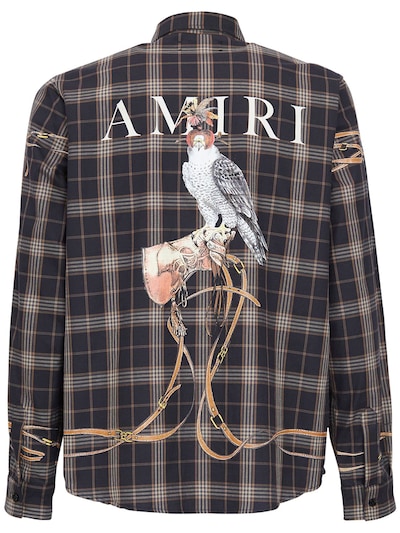 amiri check shirt