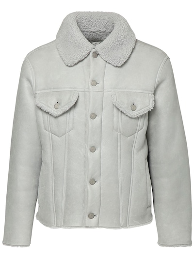 maison margiela shearling jacket