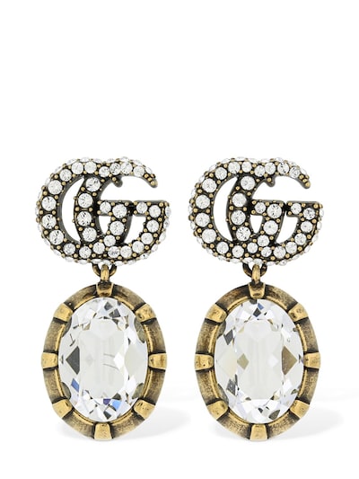 gucci crystal earrings
