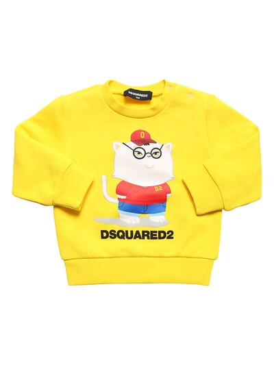 dsquared2 yellow sweatshirt