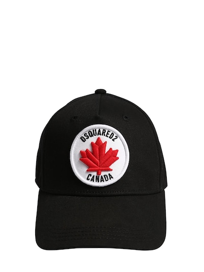 Logo patch gabardine baseball hat 