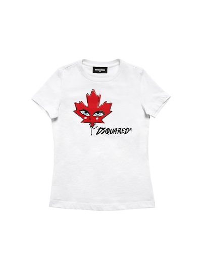 dsquared t shirt feuille
