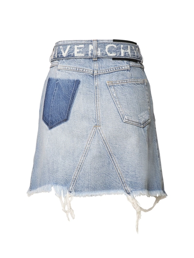 givenchy denim skirt