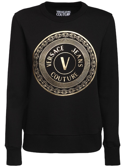 versace jeans sweatshirt black