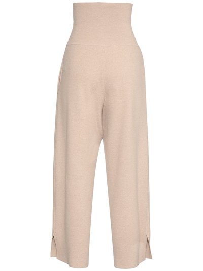 high waist knit pants